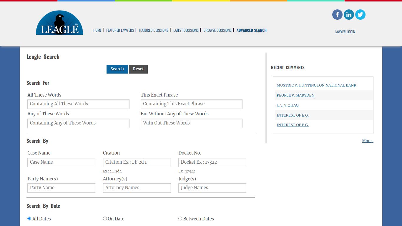 Leagle Search Decisions | Leagle.com